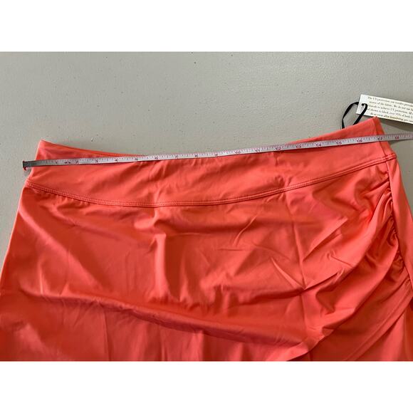 Ambernoon II By Dr. Erum Ilyas UPF 50 Wrap Swim Skirt CORAL NWT SIZE 14 - Picture 5 of 7